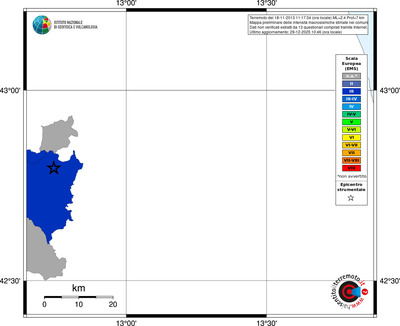 Mappa EMS - territori comuni