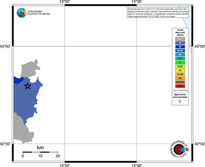 Mappa MCS - territori comuni