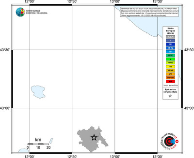 Mappa EMS - territori comuni
