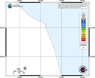 Mappa EMS - territori località