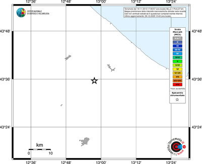 Mappa MCS - territori località