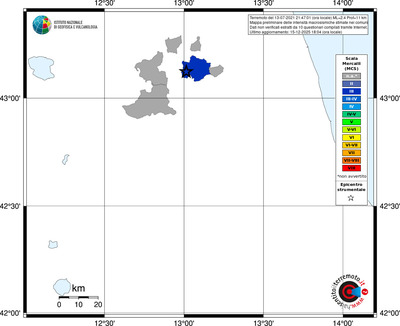 Mappa MCS - territori comuni