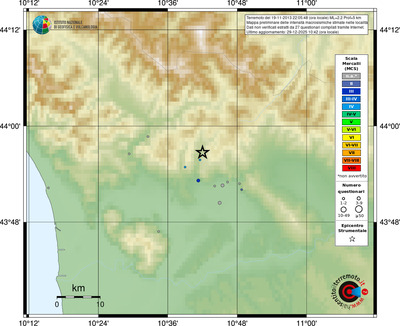Mappa MCS - località