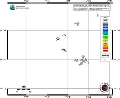 Mappa MCS - territori località