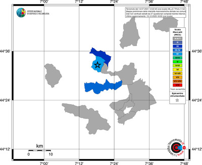 Mappa MCS - territori comuni