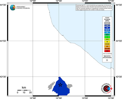 Mappa EMS - territori comuni