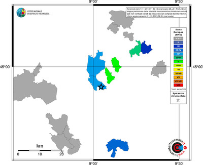 Mappa EMS - territori comuni