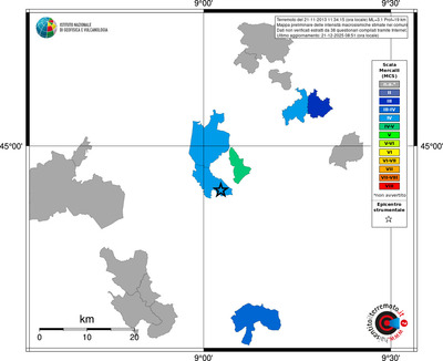 Mappa MCS - territori comuni