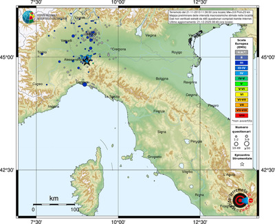 Mappa EMS - località
