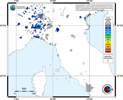 Mappa EMS - territori comuni