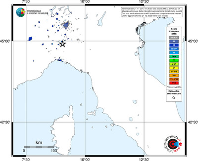 Mappa EMS - territori località