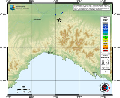 Mappa EMS - località