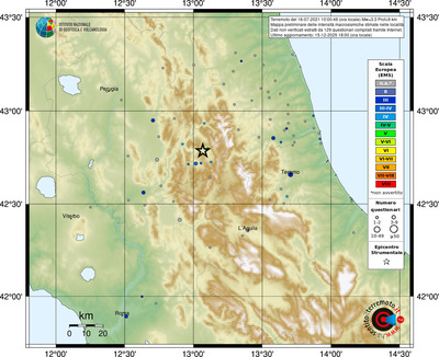 Mappa EMS - località