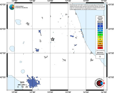 Mappa MCS - territori località