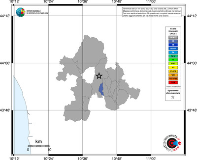 Mappa MCS - territori comuni