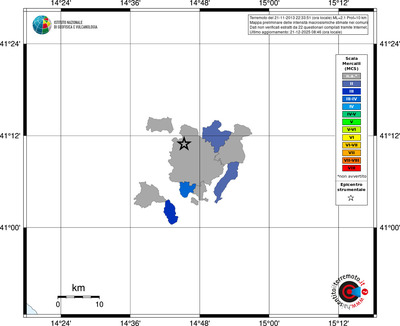 Mappa MCS - territori comuni