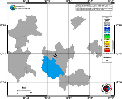 Mappa MCS - territori comuni