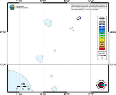 Mappa EMS - territori località