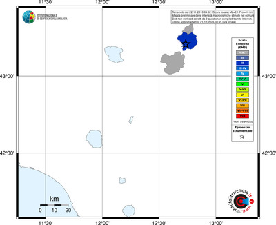 Mappa EMS - territori comuni