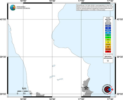 Mappa MCS - territori comuni