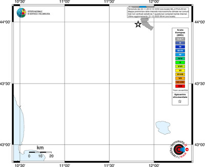 Mappa EMS - territori comuni