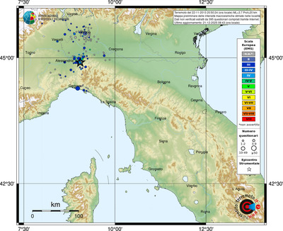 Mappa EMS - località