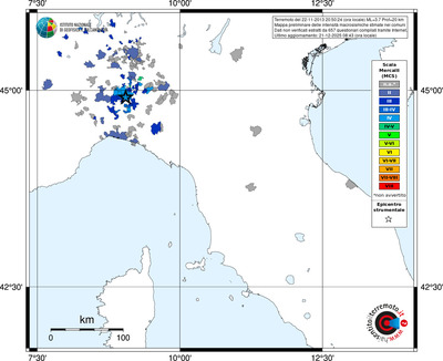 Mappa MCS - territori comuni