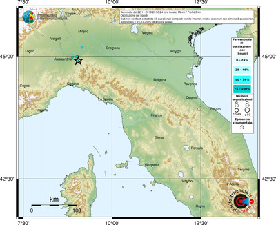 Mappa comuni con almeno 3 questionari
