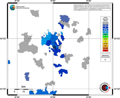 Mappa MCS - territori comuni