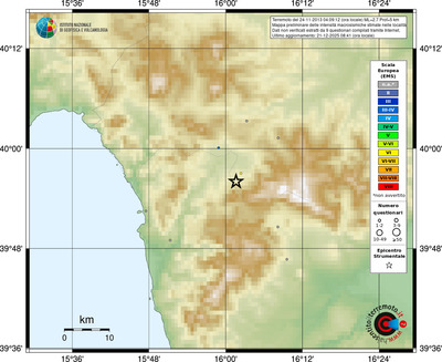 Mappa EMS - località