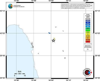 Mappa EMS - territori località