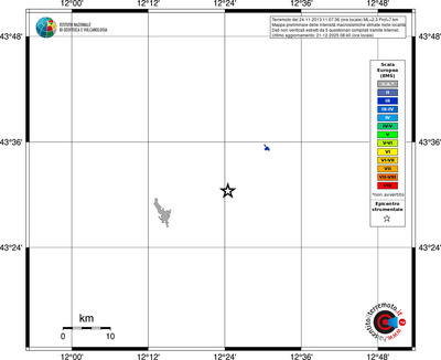 Mappa EMS - territori località