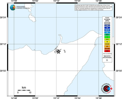 Mappa EMS - territori località
