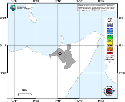 Mappa EMS - territori comuni