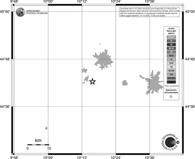 Mappa MCS - territori località