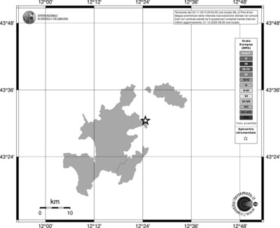 Mappa EMS - territori comuni