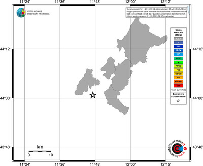 Mappa MCS - territori comuni
