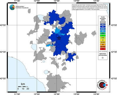 Mappa EMS - territori comuni