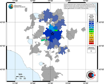 Mappa MCS - territori comuni
