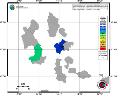 Mappa EMS - territori comuni
