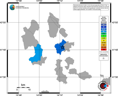 Mappa MCS - territori comuni