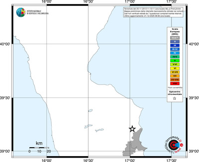 Mappa EMS - territori comuni