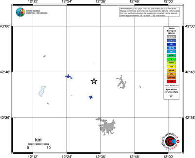 Mappa EMS - territori località