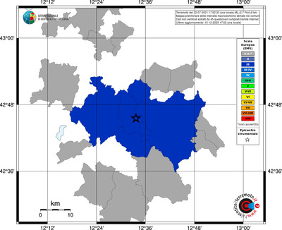 Mappa EMS - territori comuni