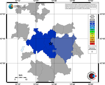 Mappa MCS - territori comuni