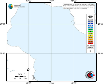 Mappa MCS - territori località