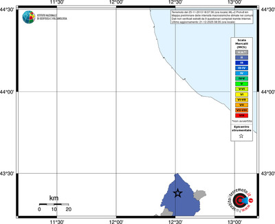 Mappa MCS - territori comuni
