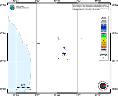 Mappa EMS - territori località