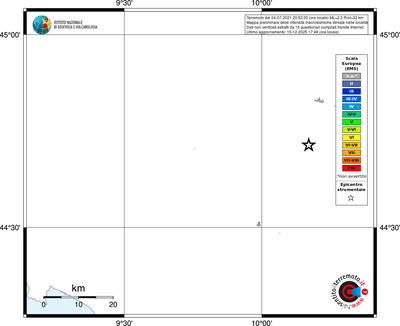 Mappa EMS - territori località