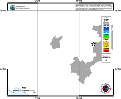 Mappa MCS - territori comuni